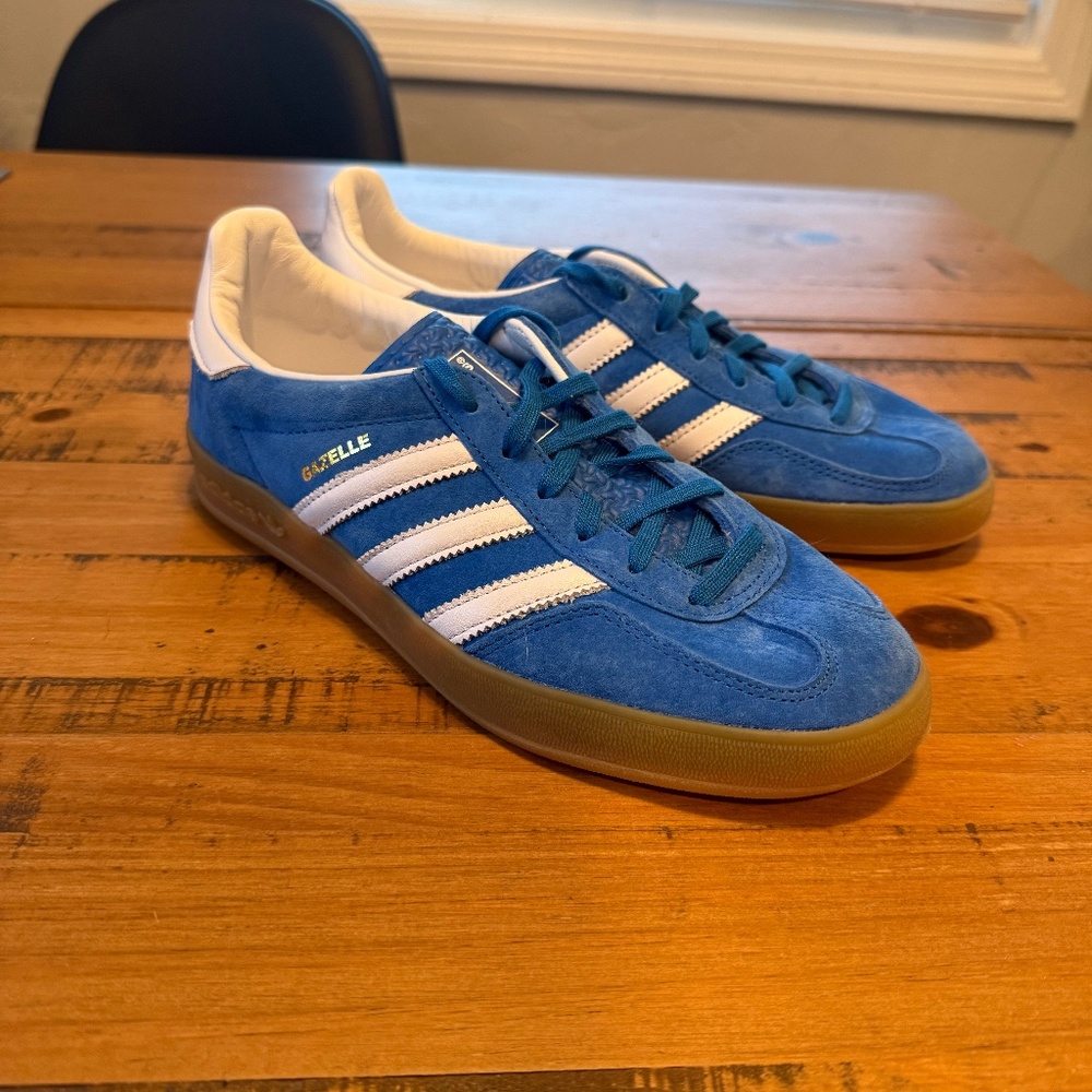 Adidas Gazelle Indoor ‘Blue Bird Gum’ sneakers
